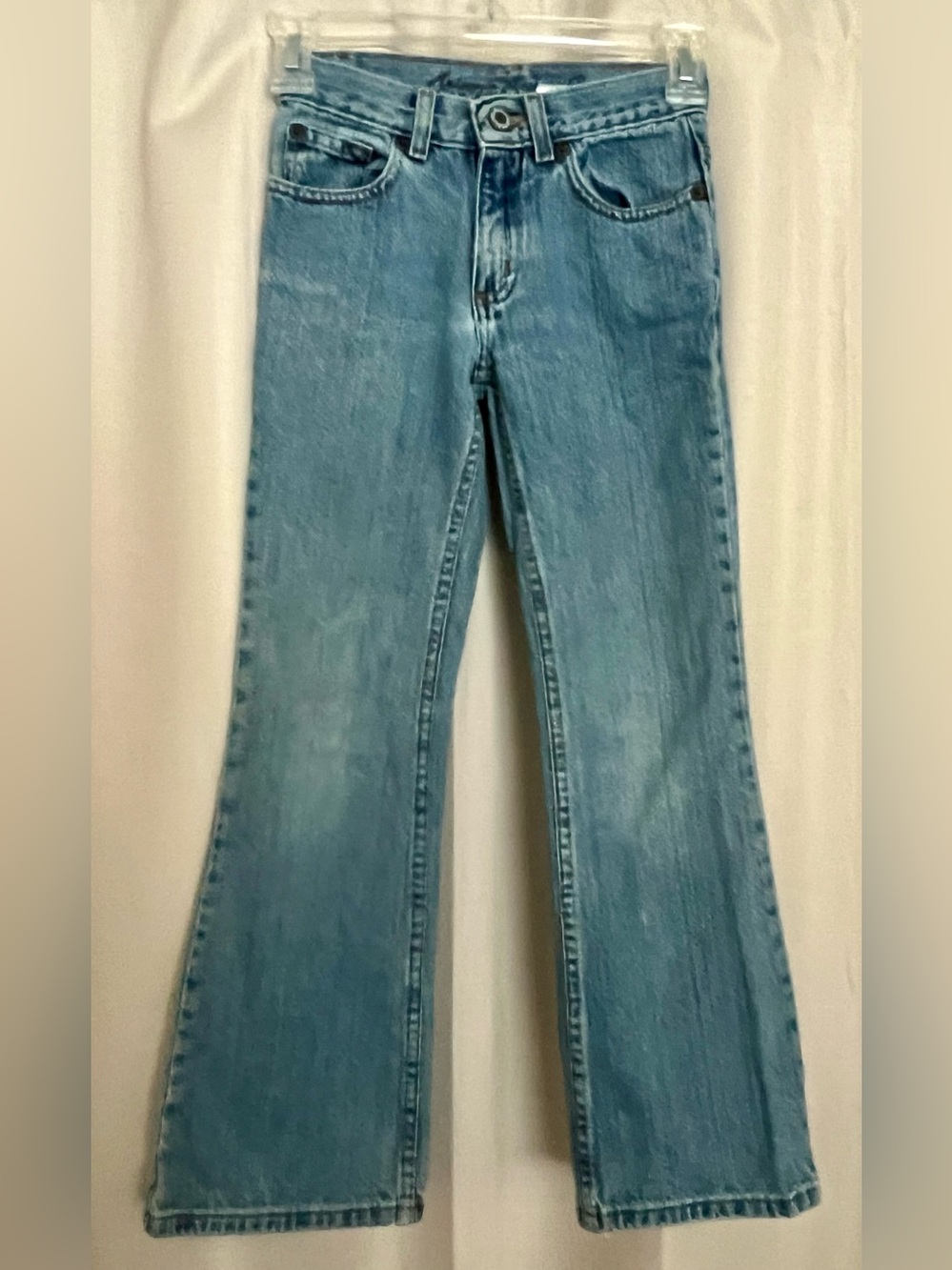 Arizona Jean Company Girls Slim Fit Light Wash Bootcut Jeans